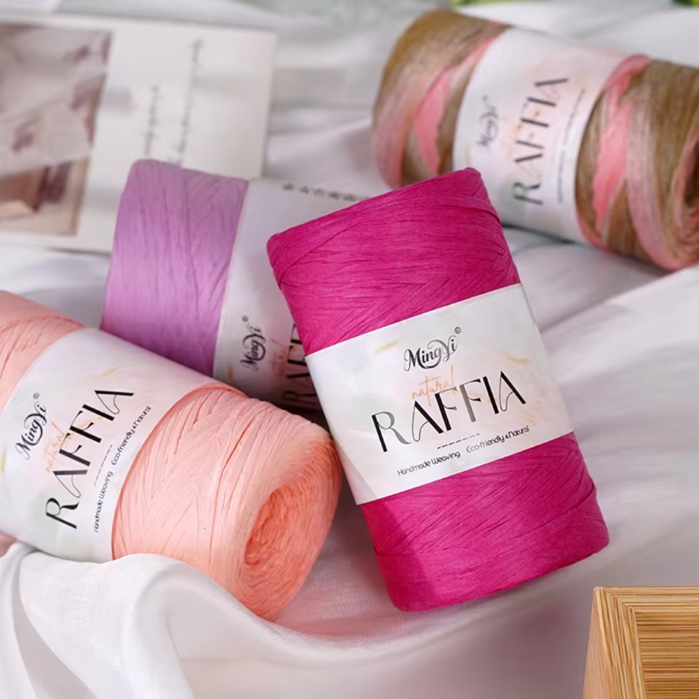 DIY Multi-Colored Raffia Yarn  - Crochet Bag Raffia avis et prix