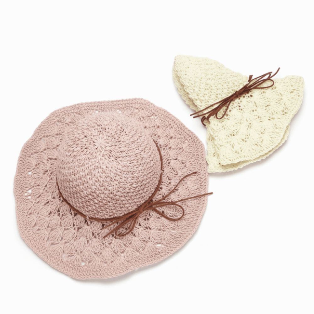 Handwoven Crochet Straw Hat Wi - Hat Floppy Wide avis et prix