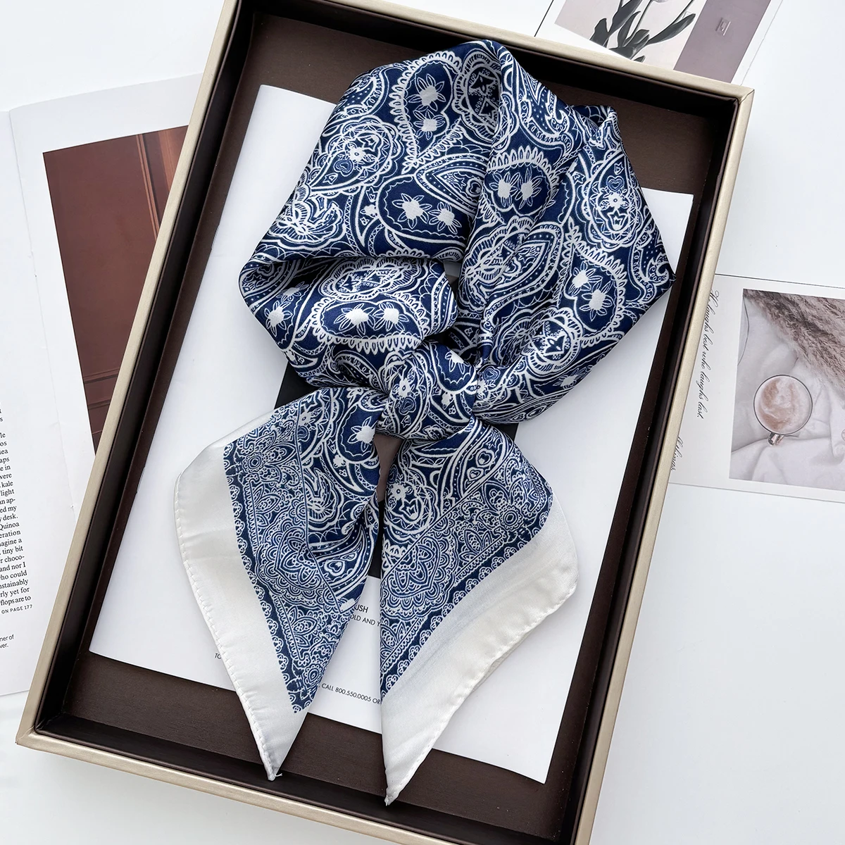 70*70cm Women Summer Luxury Fa - Headband Summer Knit avis et prix