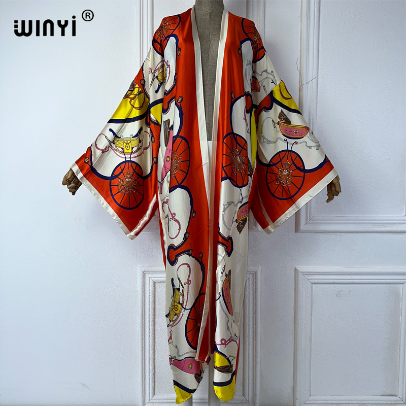 WINYI boho print Kimono Summer - Cover Up Kaftan avis et prix