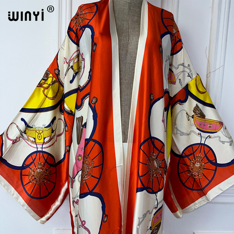 WINYI boho print Kimono Summer - Cover Up Kaftan avis et prix