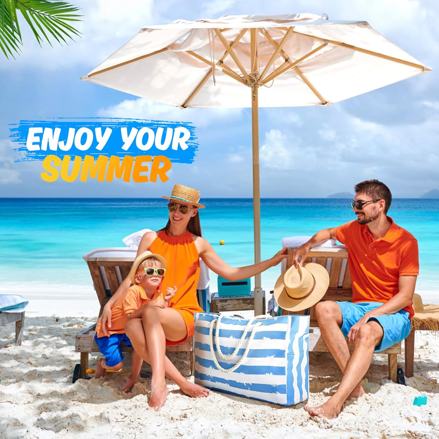 Large Beach Bag for Women & Me - Tote Bag Beach avis et prix