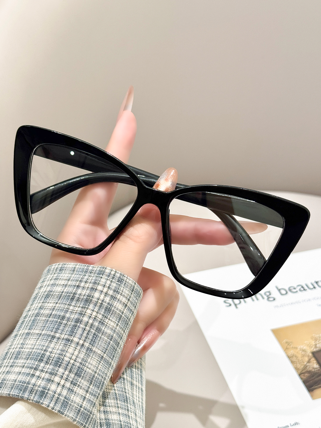 1pc daily fashionable black ca - Sunglasses Cat Eye avis et prix