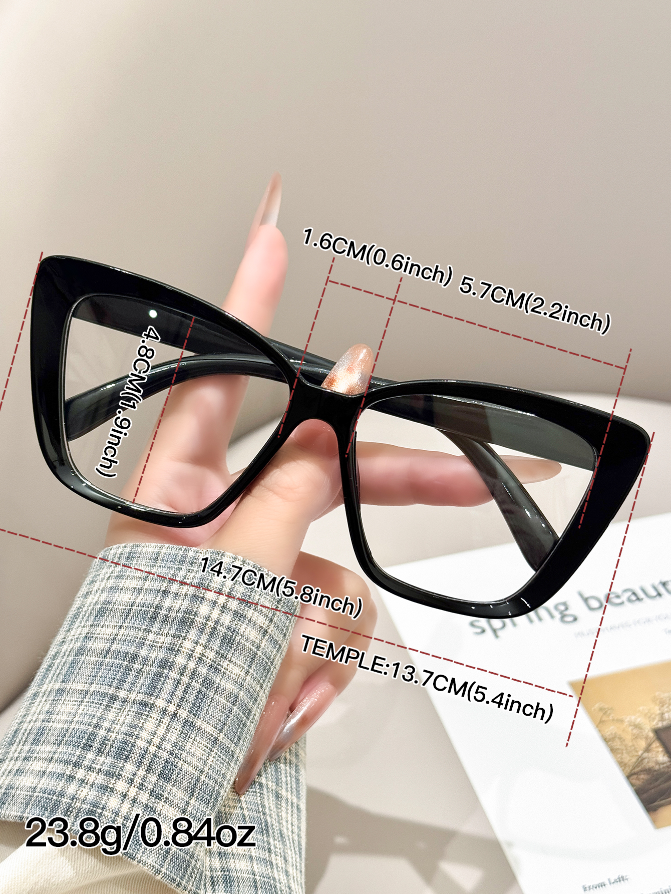 1pc daily fashionable black ca - Sunglasses Cat Eye avis et prix