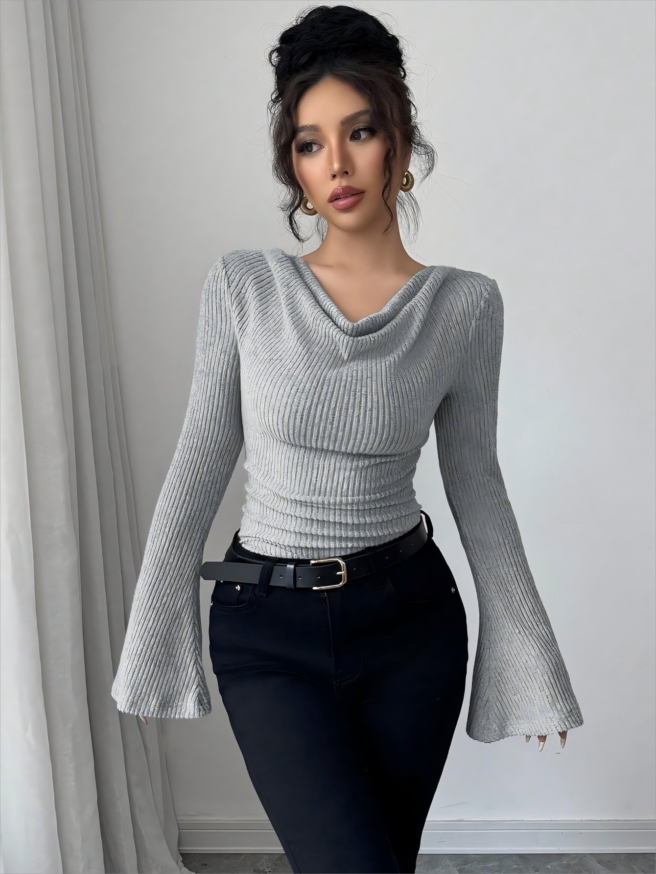 ZIQIAO Relaxed Old Money Style - Linen Pant Wide avis et prix