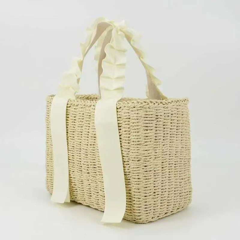 Straw Woven Handbag Summer Vac - Tote Bag Beach avis et prix